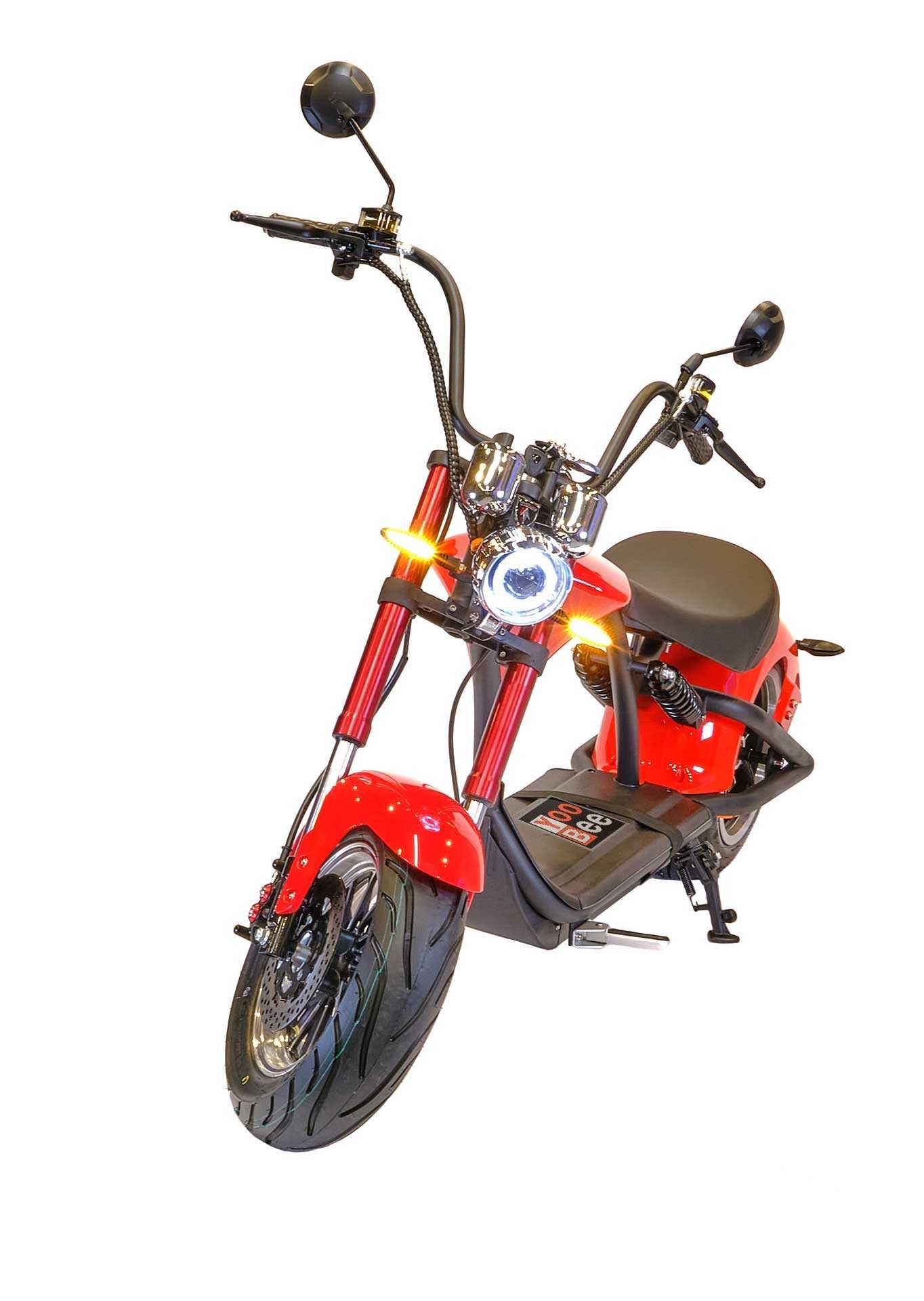 Электроскутер Чоппер Mangosteen Chopper red 3000W 30 Аh