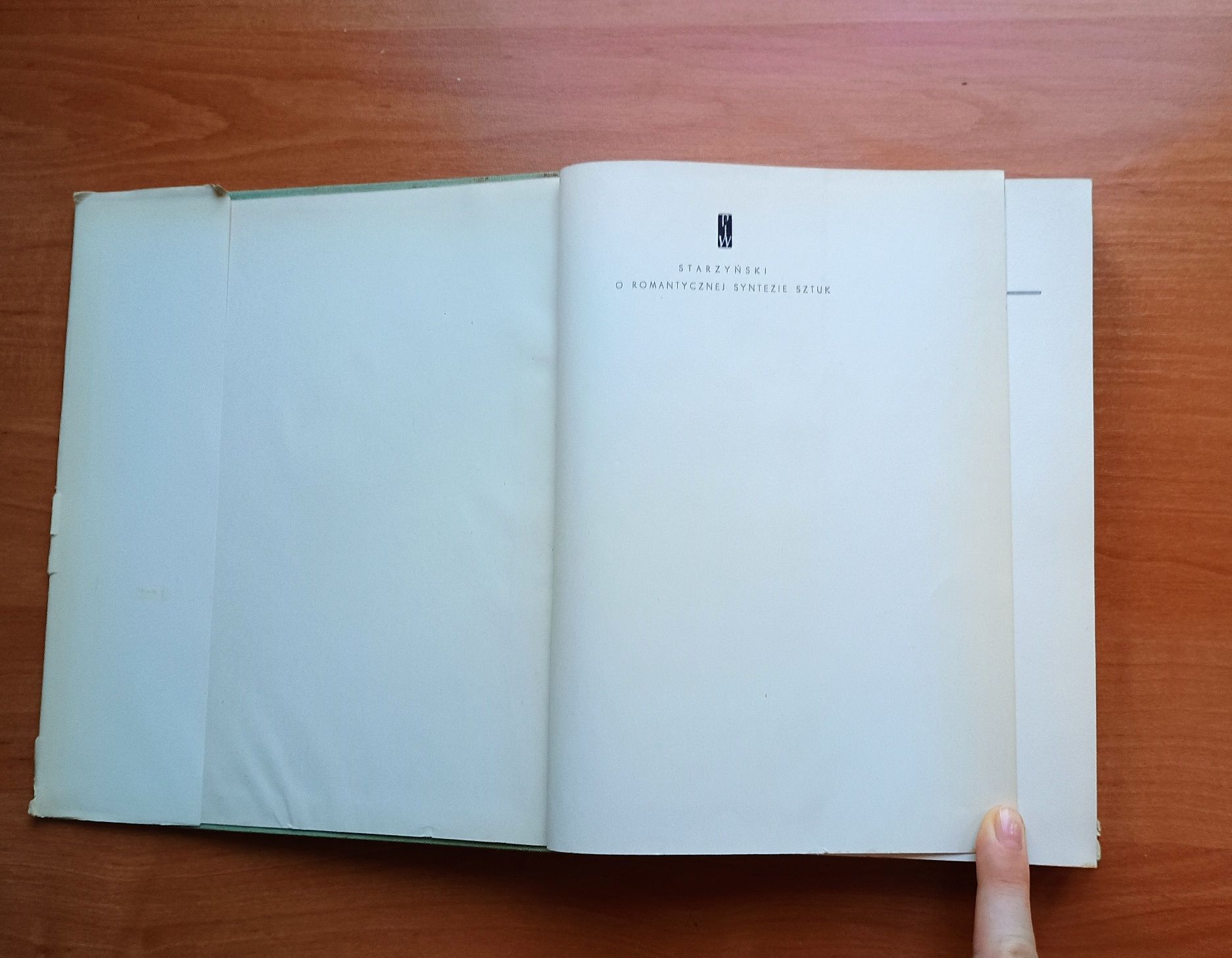 O romantycznej syntezie sztuk.Delacroix.Chopin.Baudelaire.-1965r.