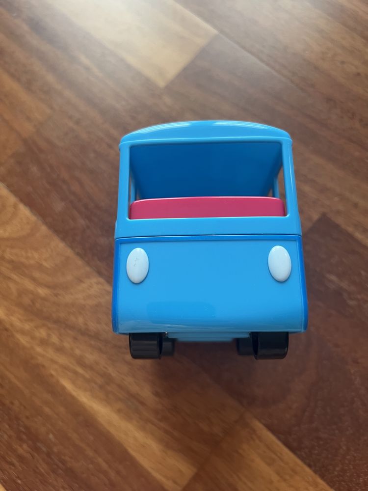 Szkolny autobus wyciągany dach Świnka Peppa TM Toys niebieski