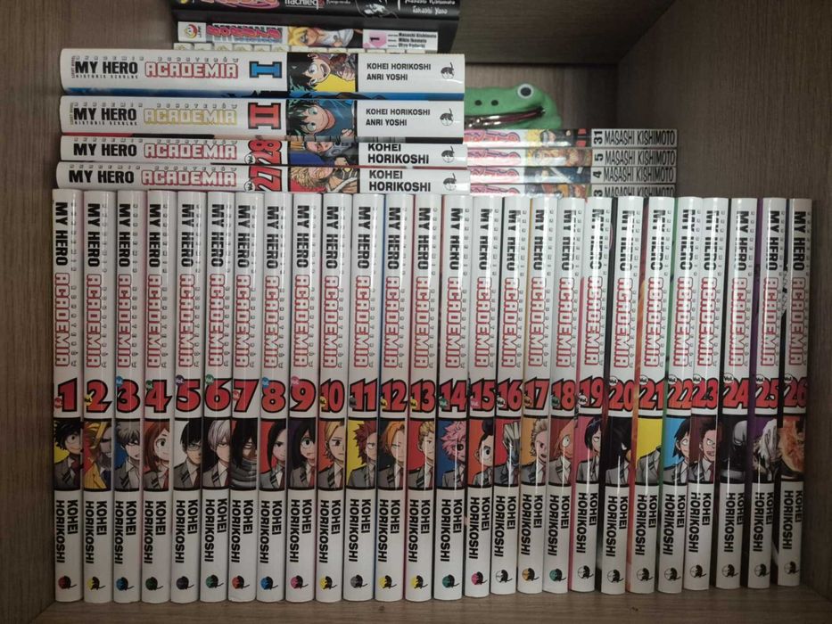 My Hero Academia 1-28 oraz 1 i 2 Light Novel + Wybrana Darmowa Manga