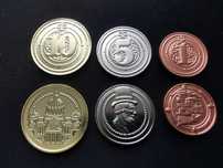 Metalowe monety uniwersalne do gier planszowych np. Brass