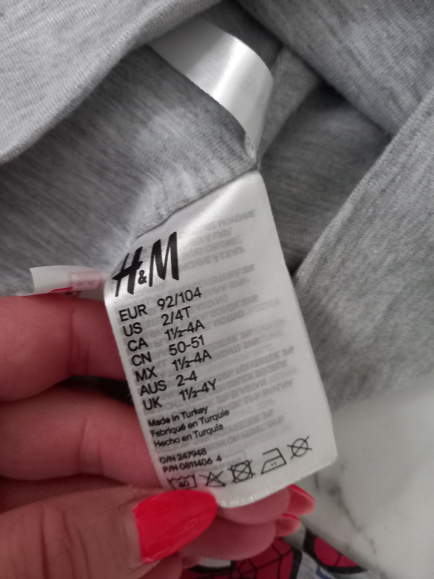 Kpl czapka plus komin I rękawiczki  H&m 2/4 latka