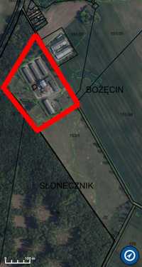 Gospodarstwo rolne, utwardzony plac, budynki 6000m2, 5.54ha