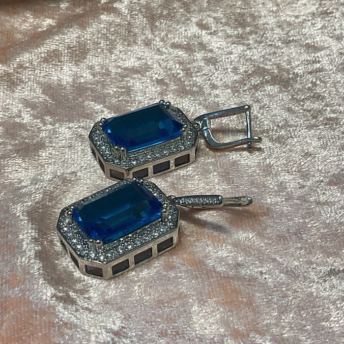 Brincos senhora prata 925 4 cm