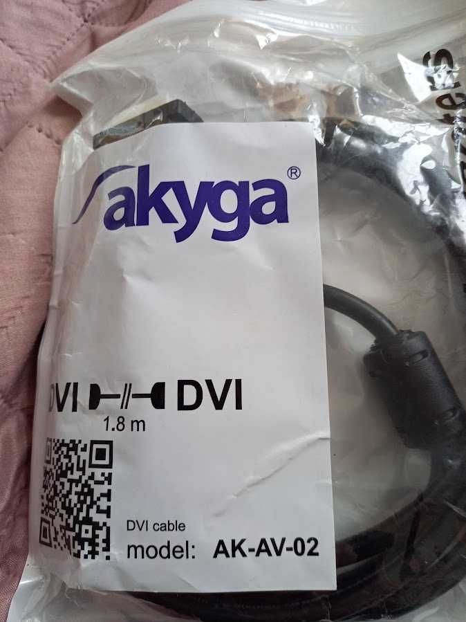 Kabel DVI nowy AK-AV-02