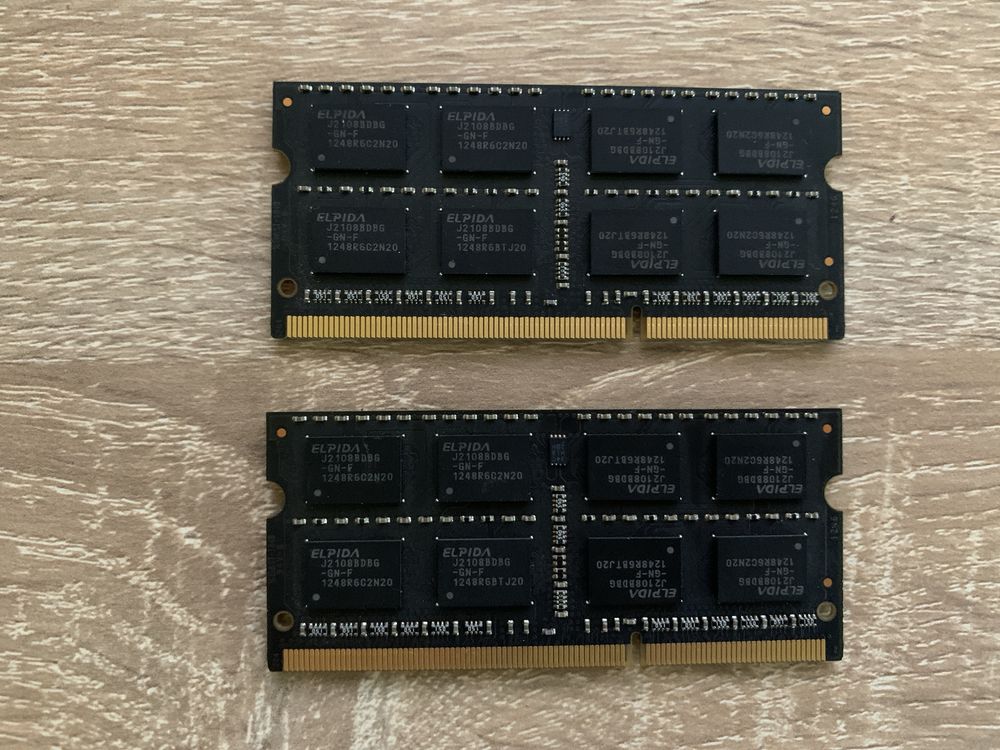 Оперативна памʼять ELPIDA DDR3L 1600Mhz