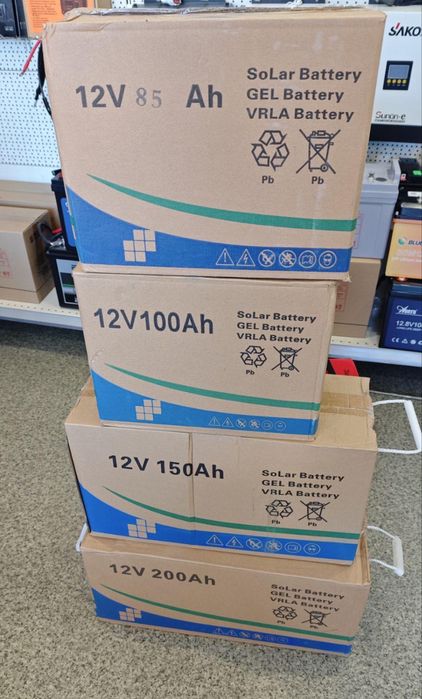 Акумулятор гелієвий Gel Battery 12v 85ah 100ah 150ah 200ah