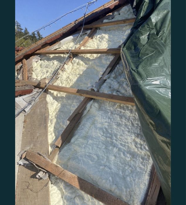Naprawa dachu po kunach - Ocieplanie dachu - Naprawa izolacji po kunie