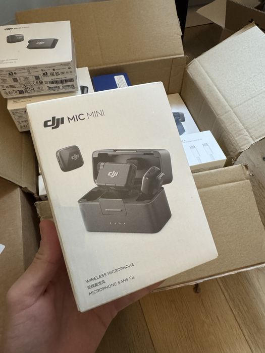 Нові DJI Mic Mini 2 TX + 1 RX + Charging Case