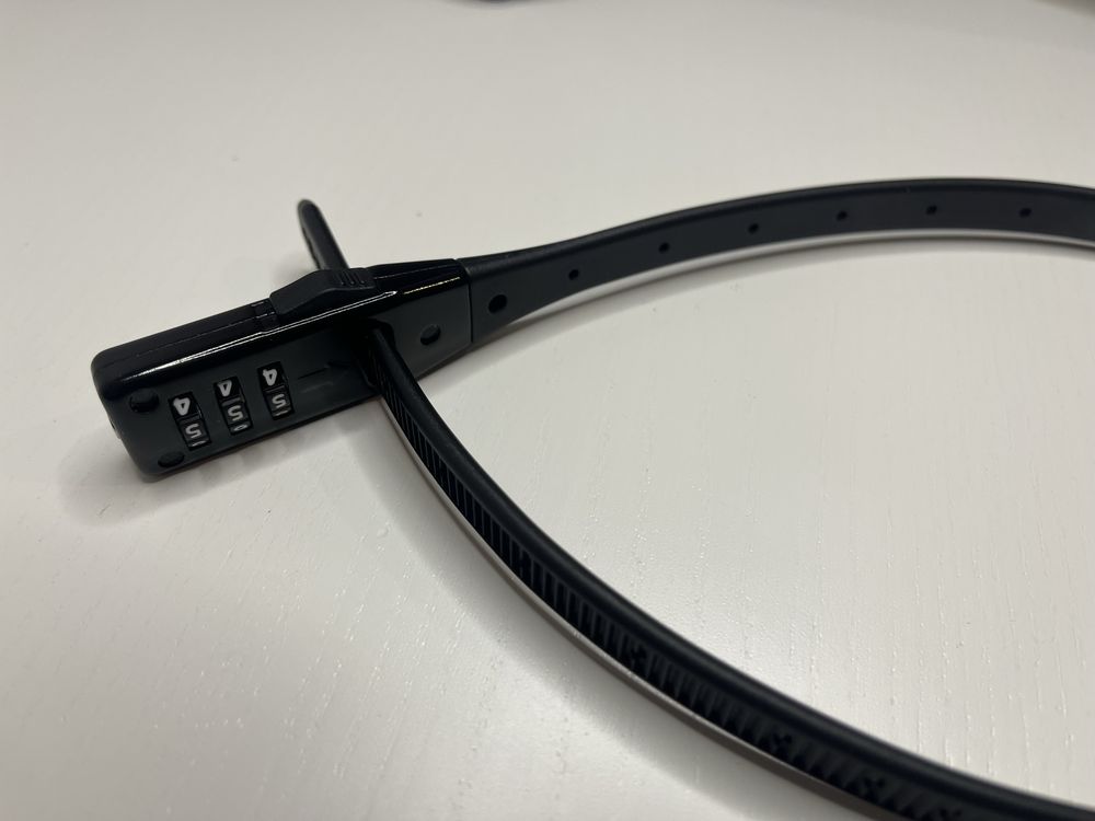 Zapiecie kajdankowe do hulajnogi czarne black lock