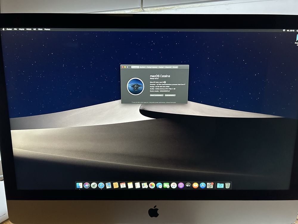 Apple iMac 27 i7 3.5Ghz 16GB RAM 1TB SSD