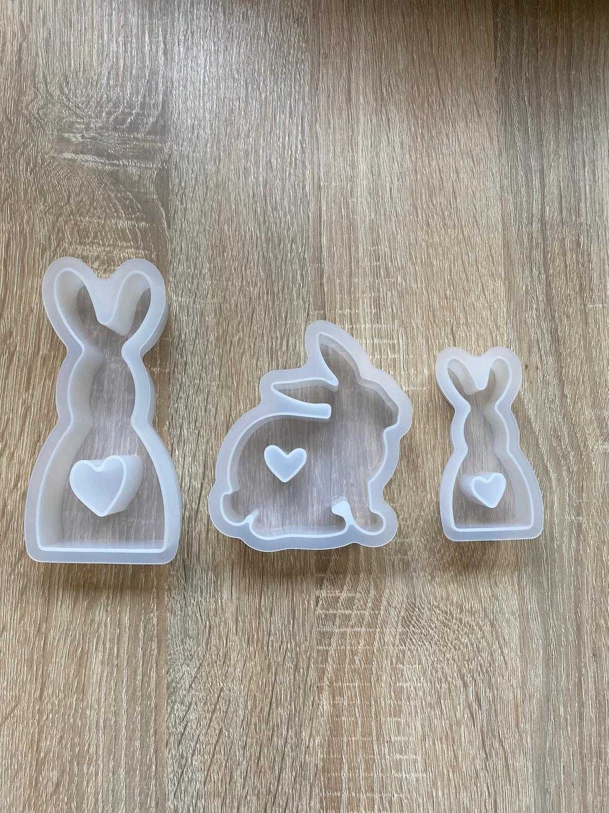 Darryy - Zestaw 3 form silikonowych na wielkanocne króliki