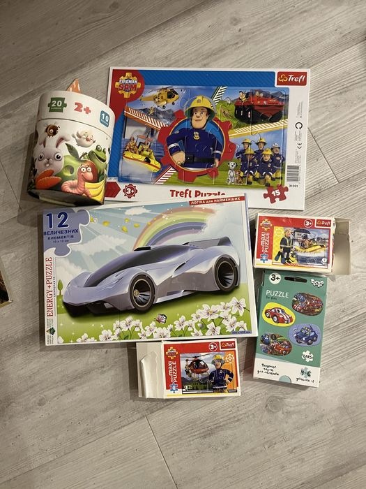 Пазли для найменших 6 шт комплектом