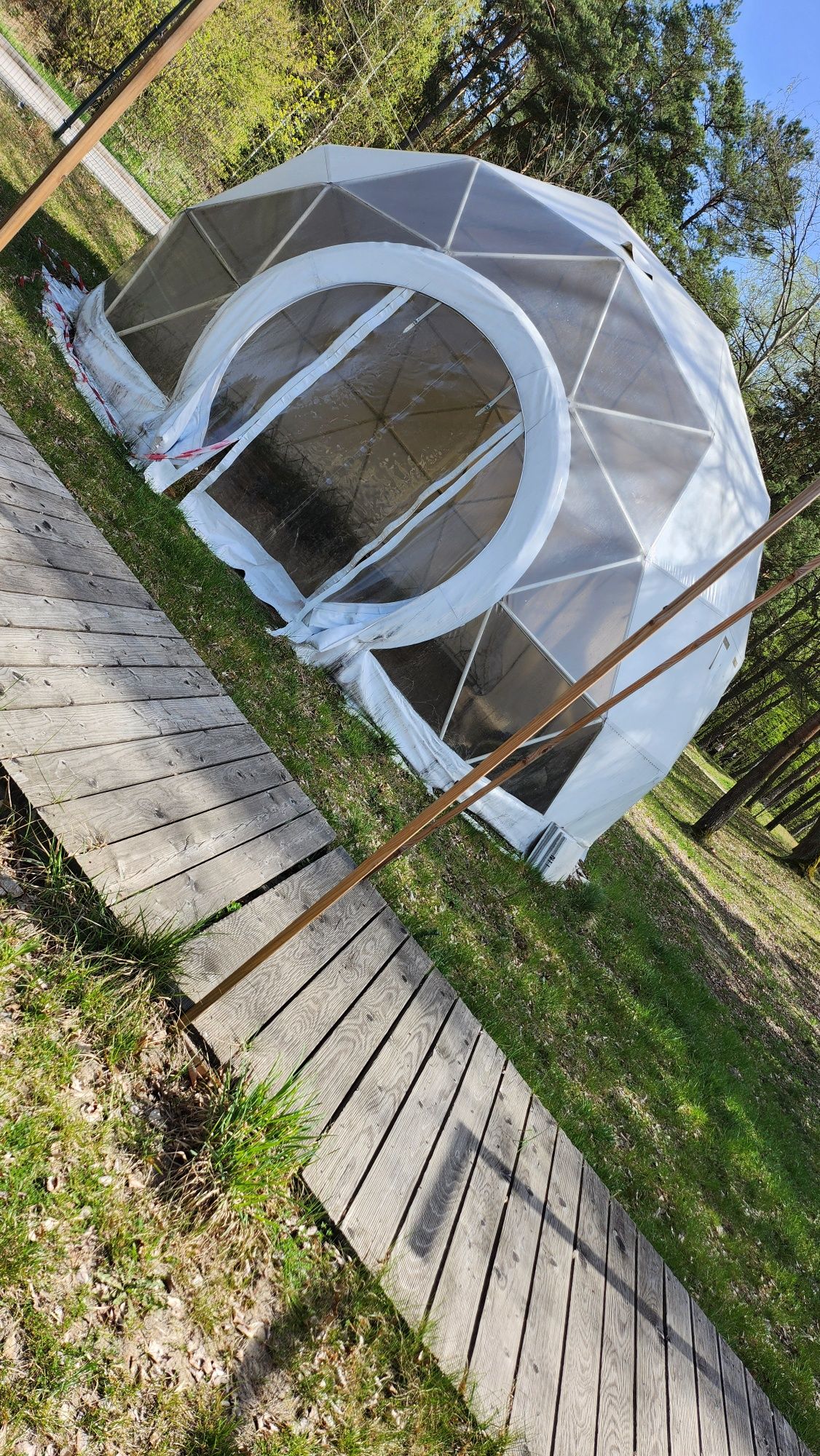 Namiot glamping namiot sferyczny event od ręki  lódzkie