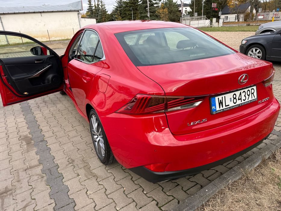 LEXUS IS200t, 2017, UWAGA tylko 16795 km, Salon Polska