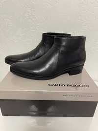 Ботинки кожаные с натуральным  мехом Carlo Pazolini