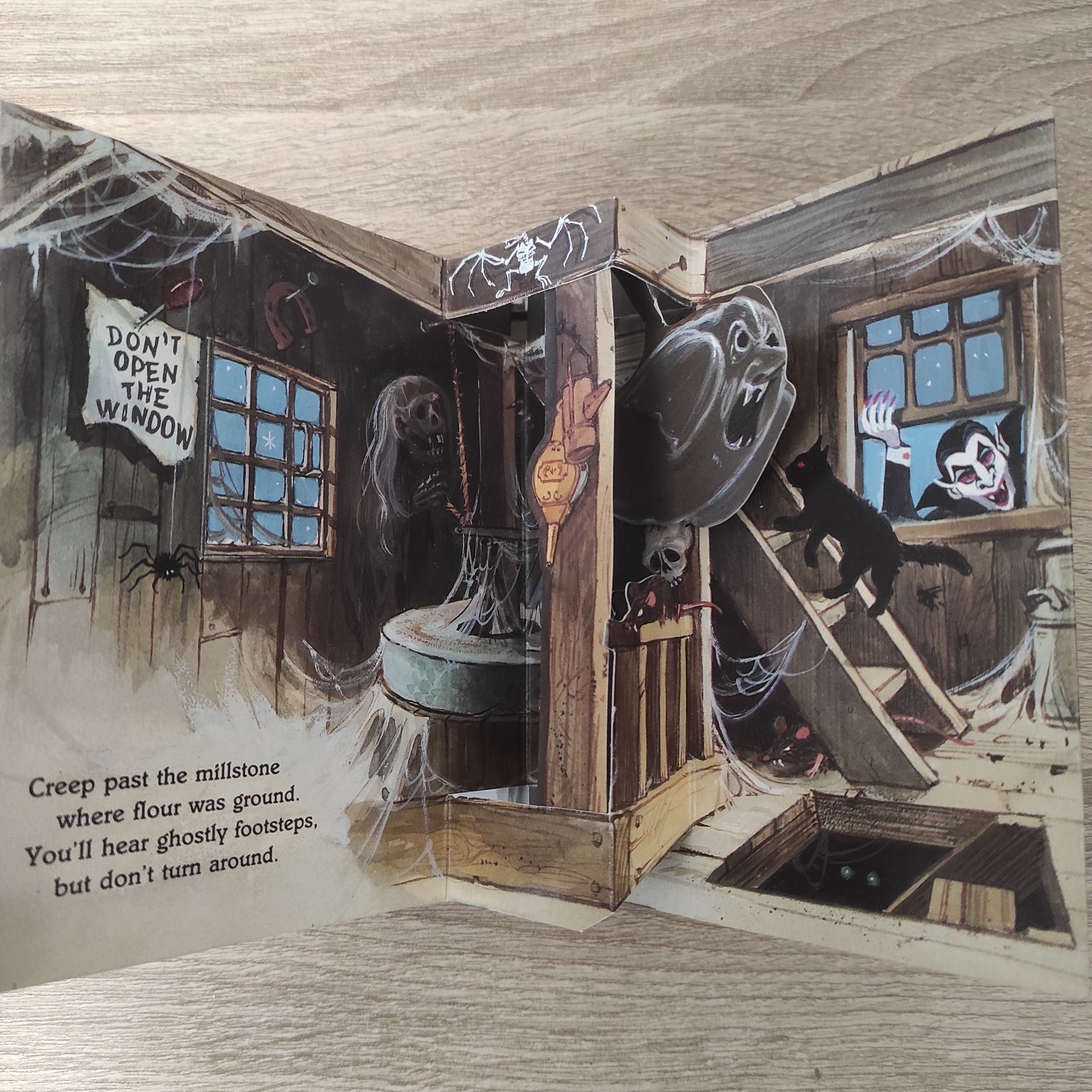 The mystery of maggoty mill pop up book