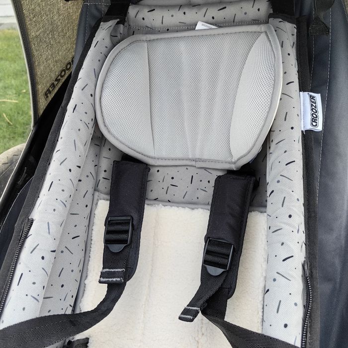 Zestaw gamak do przyczepki Croozer + nakładka spiwór Stone Grey Colour