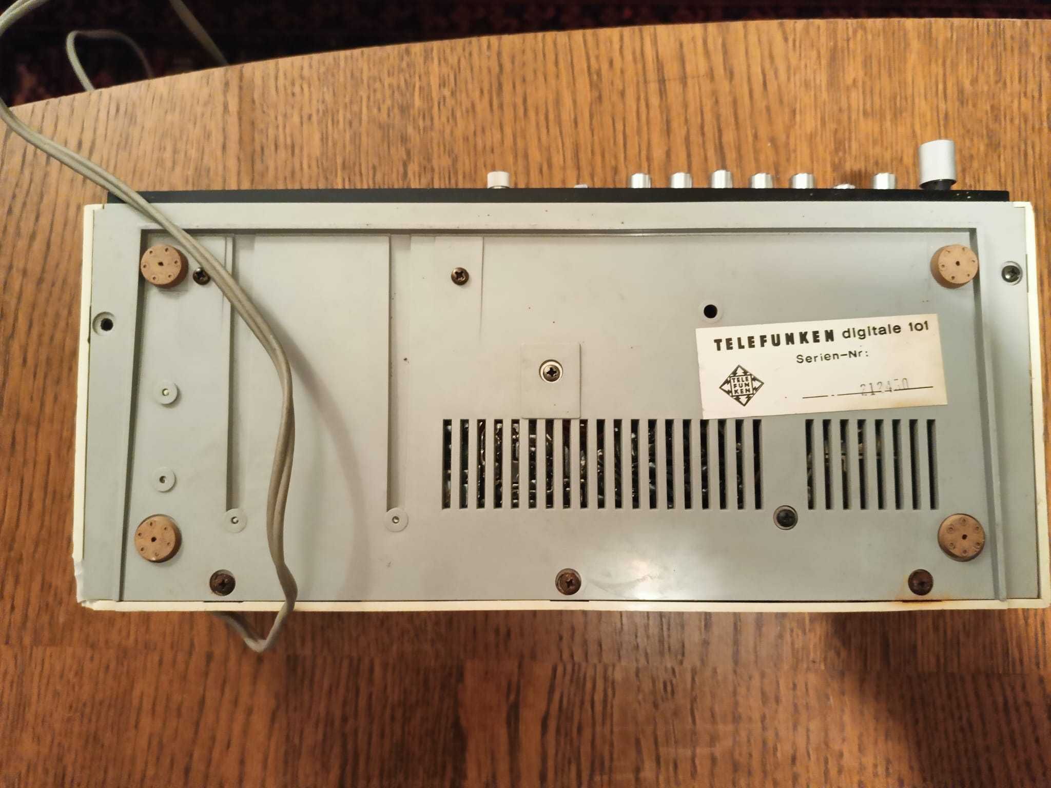 TELEFUNKEN digitale 101 Radio Zegar Klapkowy