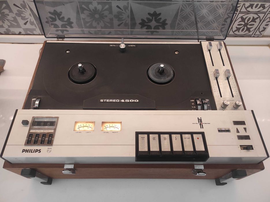 Gravador Philips Stereo 4500 HiFi Vintage