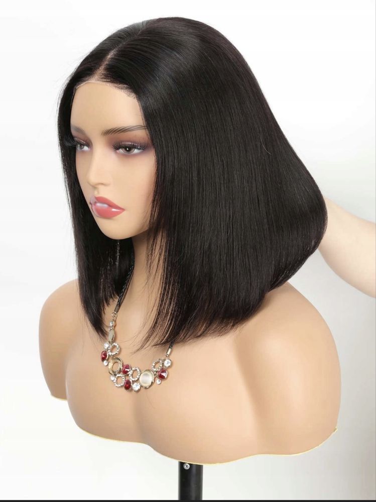 #Peruka EINbeauty#100% Ludzki Włos#CZARNA-14cali#Premium