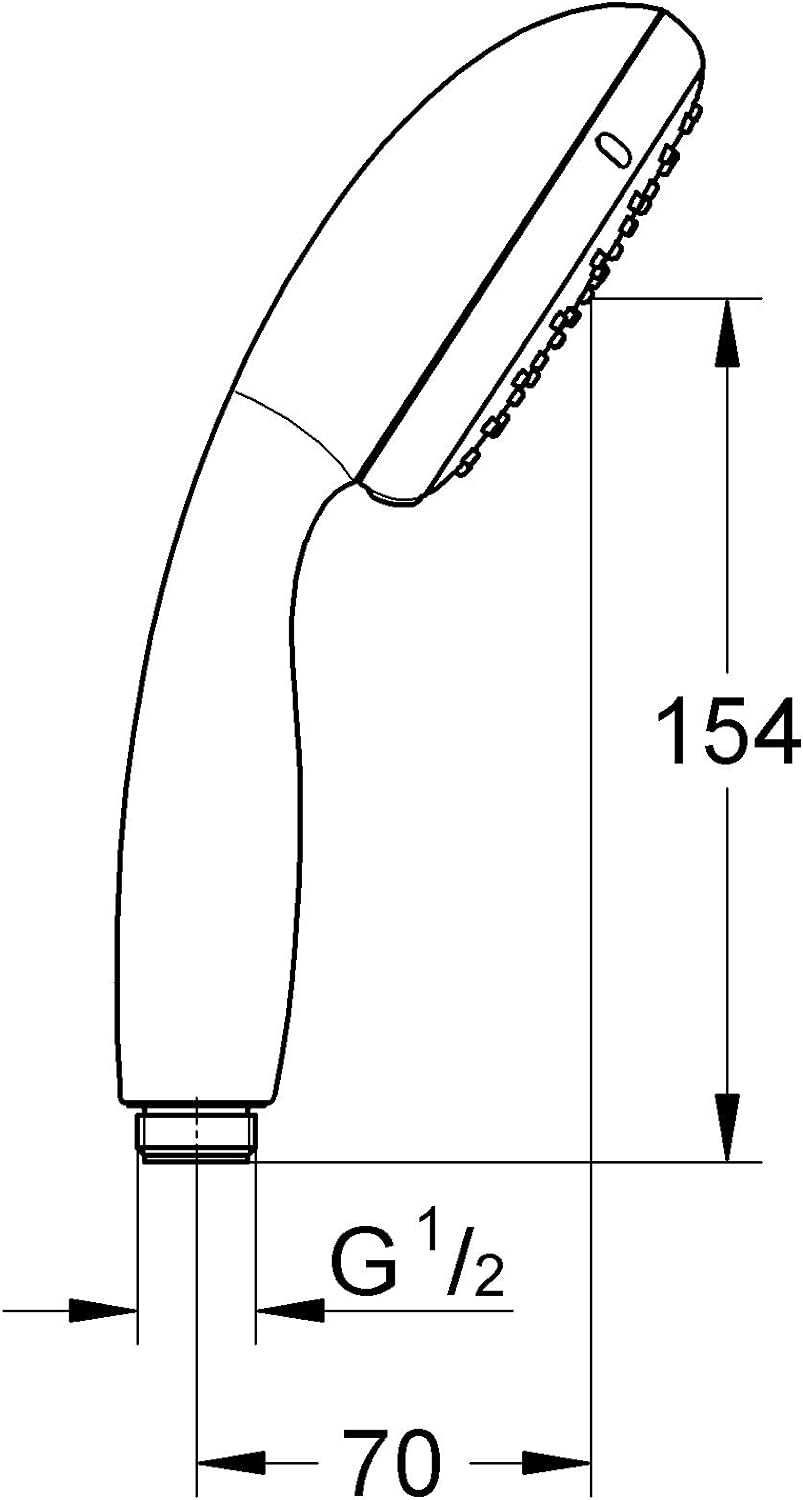 Ручна лійка для душу GROHE QuickFix Vitalio Start 27946000