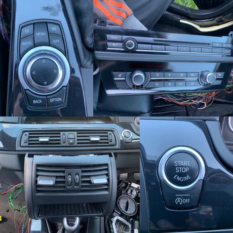Дефлектор start stop джойстик монитор блок CIC климат BMW F10  БМВ Ф10