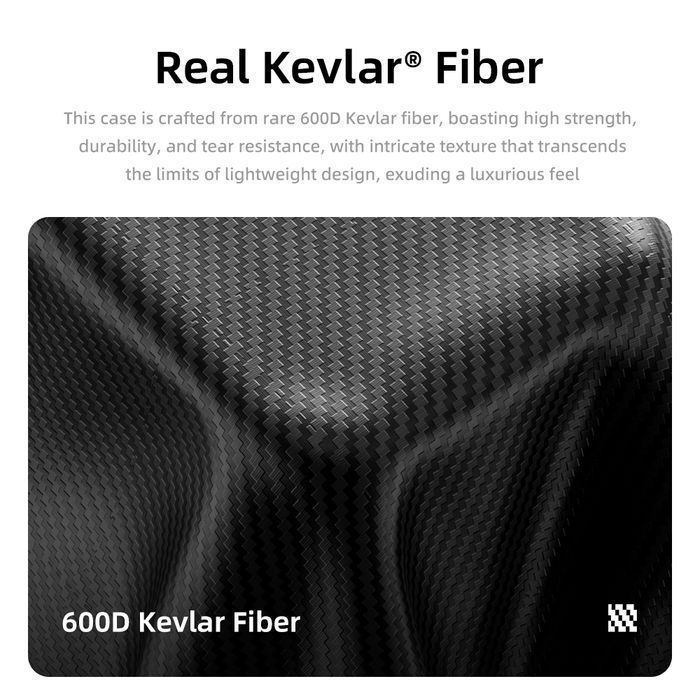Rock Etui Ultra Thin Aramid Fiber Kevlar 600D do Iphone 16 Pro Max