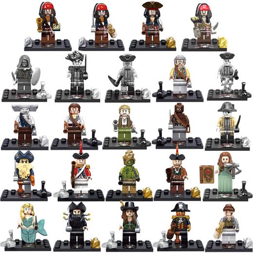 Piraci z karaibow 24 figurki.