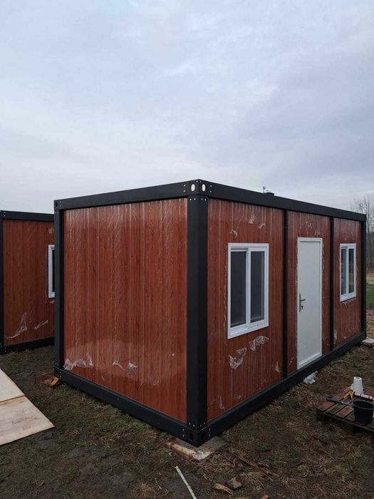 DUŻY! Kontener Biurowy 6x3m Socjalny Magazynowy Budowlany DO ZŁOŻENIA