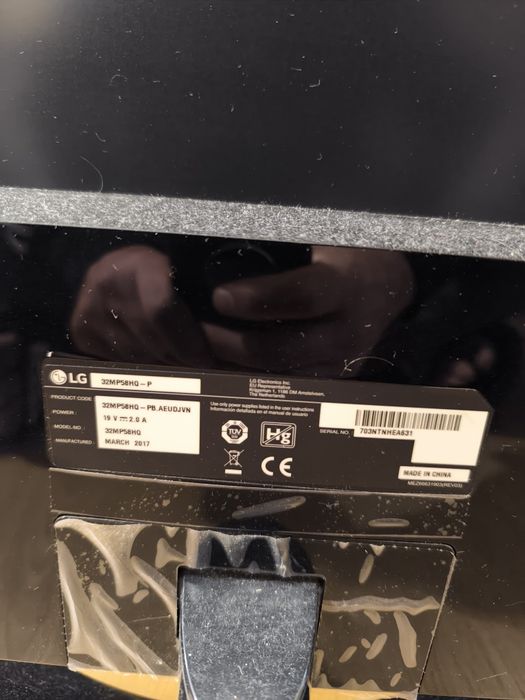 Monitor LG 80cm só entrego em mão