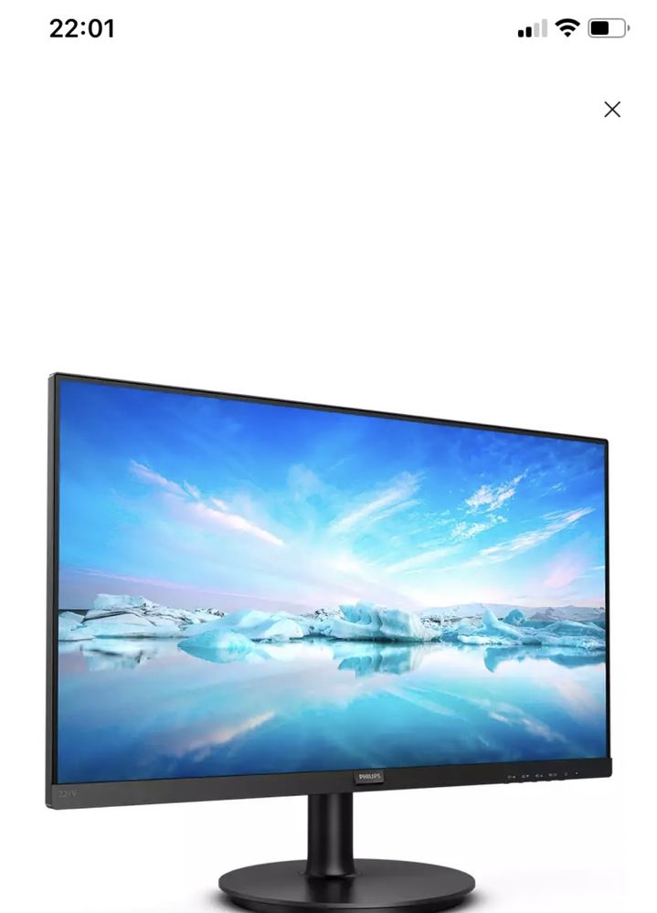 Монитор 22" Philips V Line 221V8/00 Full HD VA 75 Гц