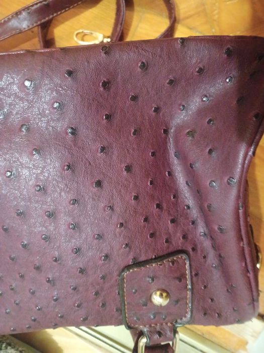 Bolsa mala de mão bordeaux