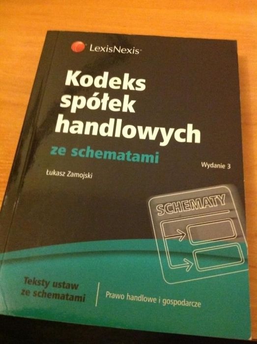 Kodeks spółek handlowych ze schematami Łukasz Zamojski