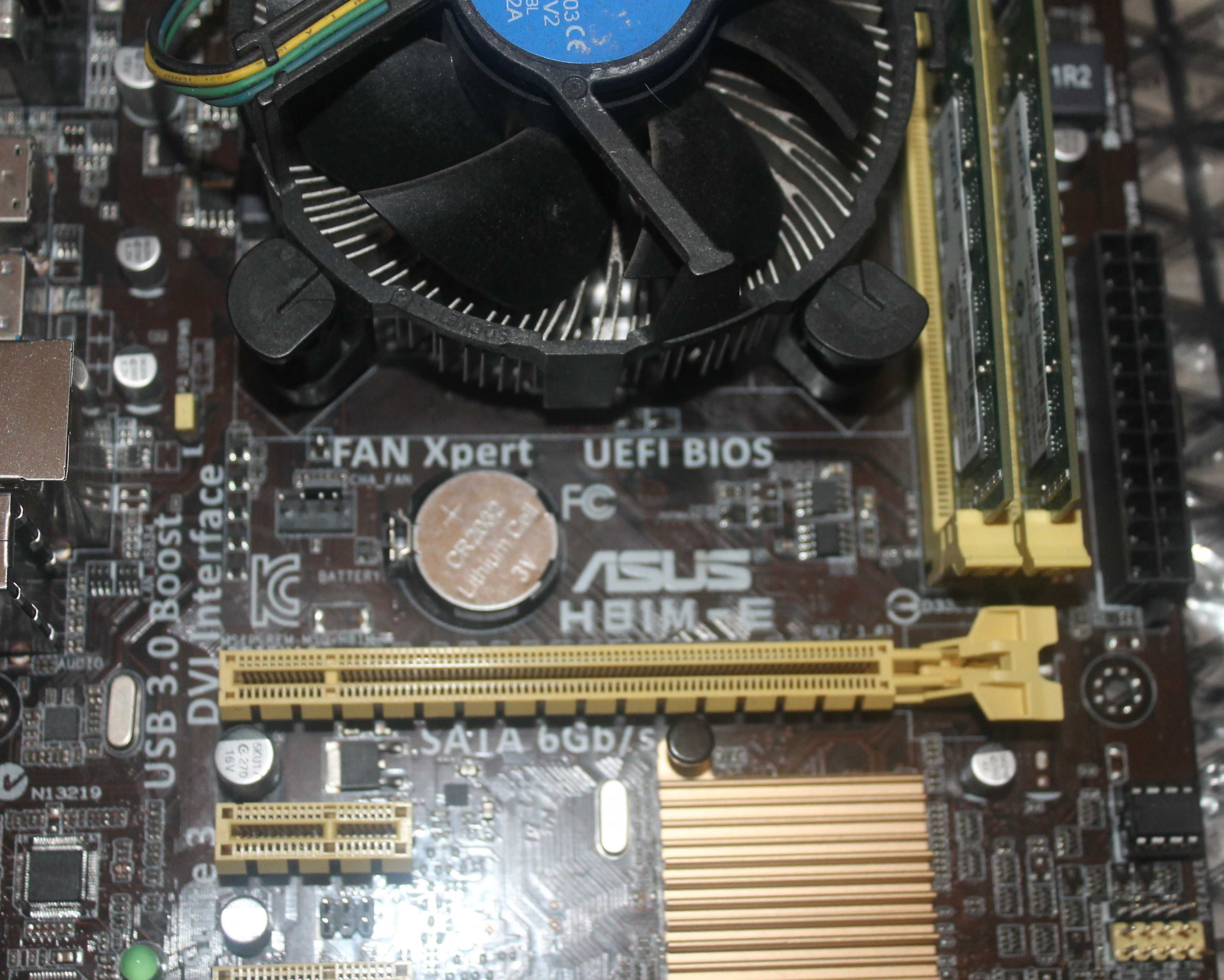 Комплект 1150 сокет, 4 ядра i5-4440 Asus H81M-E 8G DDR3