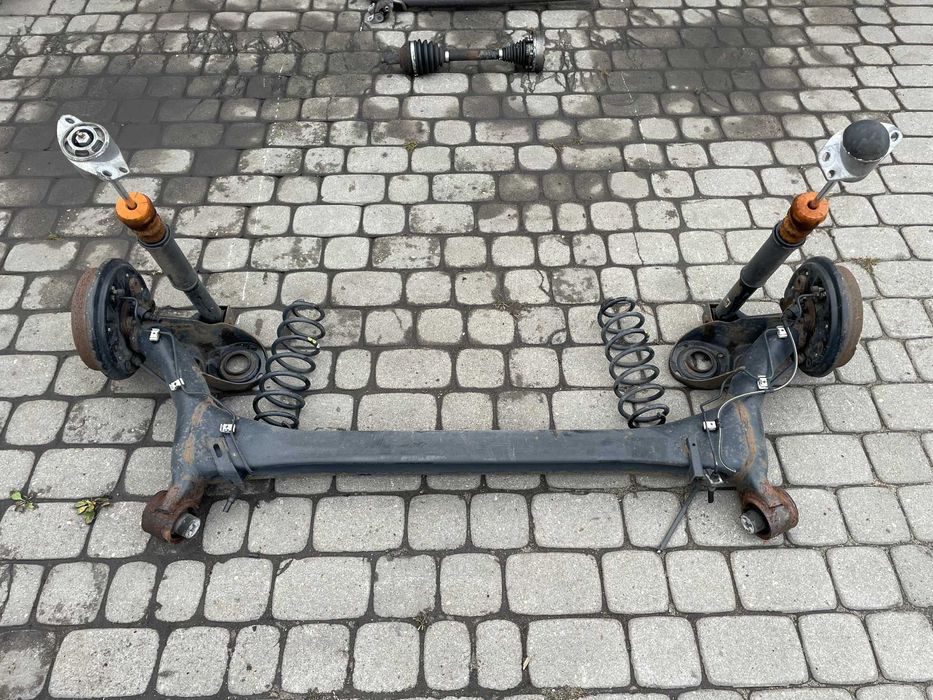 vw polo v 6r belka zawieszenie zwrotnica oś tylna komplet europa