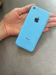 Iphone 5c blue б/у на запчастини + новий екран до нього