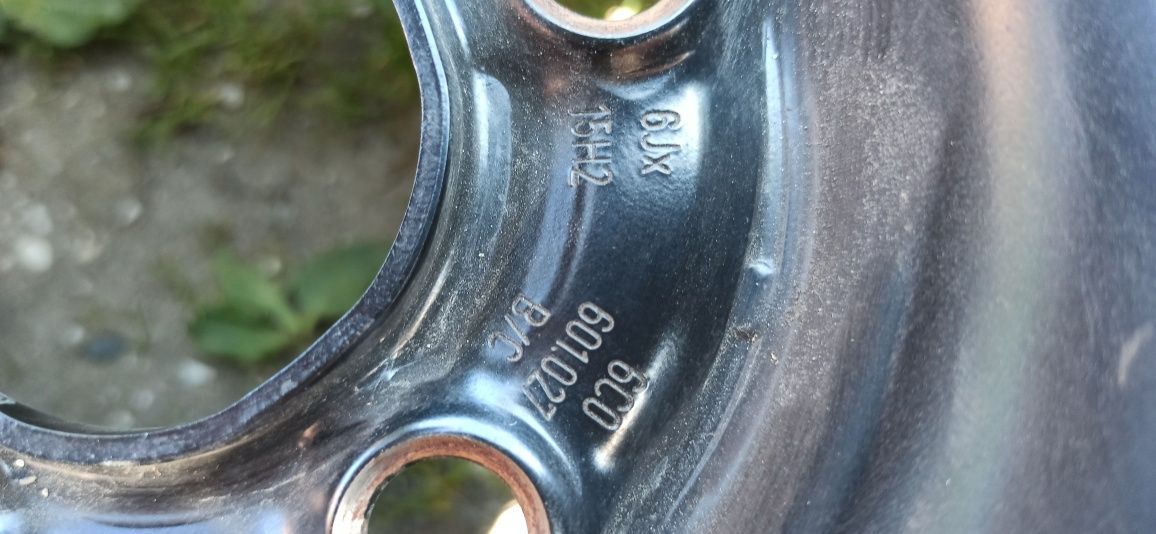 Felgi stalowe 15" 5x100 Škoda VW Seat