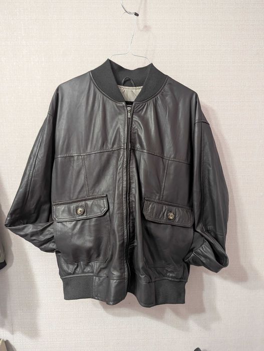 Шкіряна куртка бомбер  Італія  VERA PELLE  натуральна шкіра розмір XL