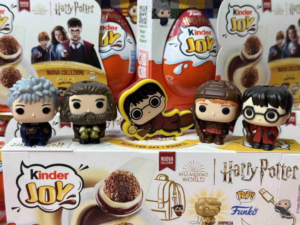 Італія,NEW колекційні 2/3 фігури Harry Potter, Kinder Joy Гаррі Поттер