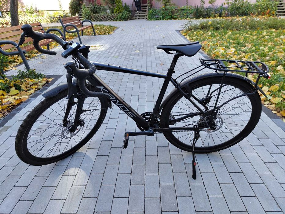 Rower gravel - Kands Toro Sora 2x9, 28" S 490 czarny