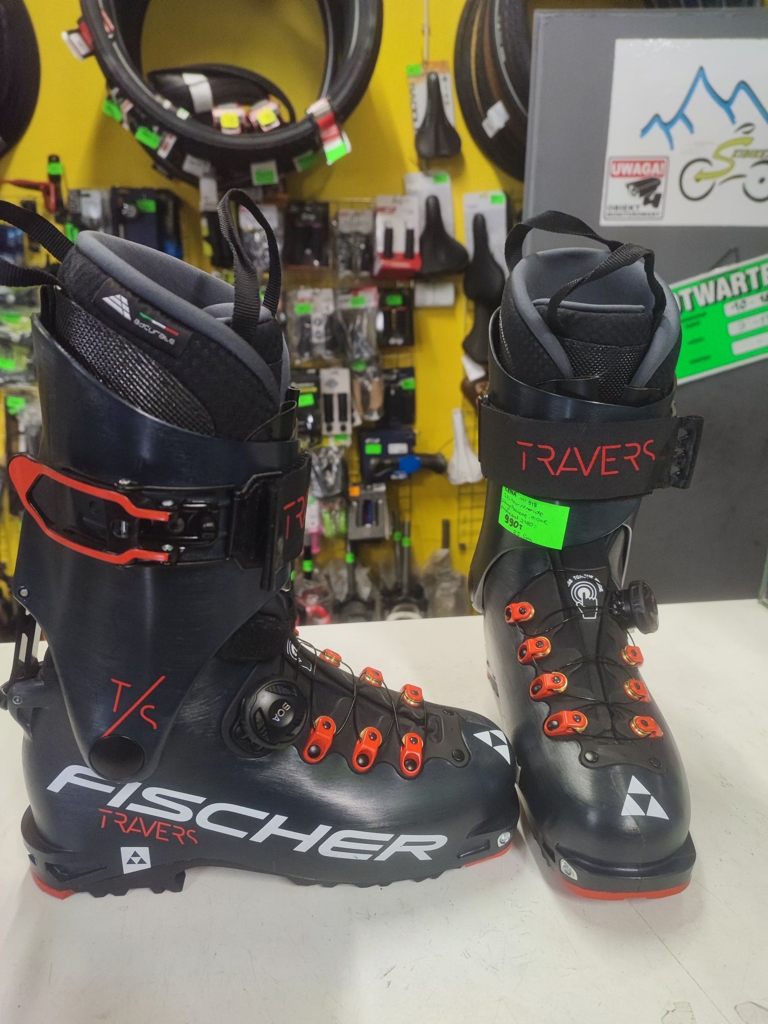 Nr 918 Nowe buty skitourowe Fischer travers TS 25.5