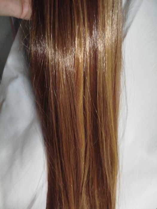 Треси Волося на Заколках Накладні Пряді Конеколон Нарощення Волосся