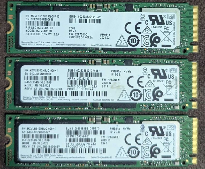 SSD M2 NVME  256-512-1TB-2TB.