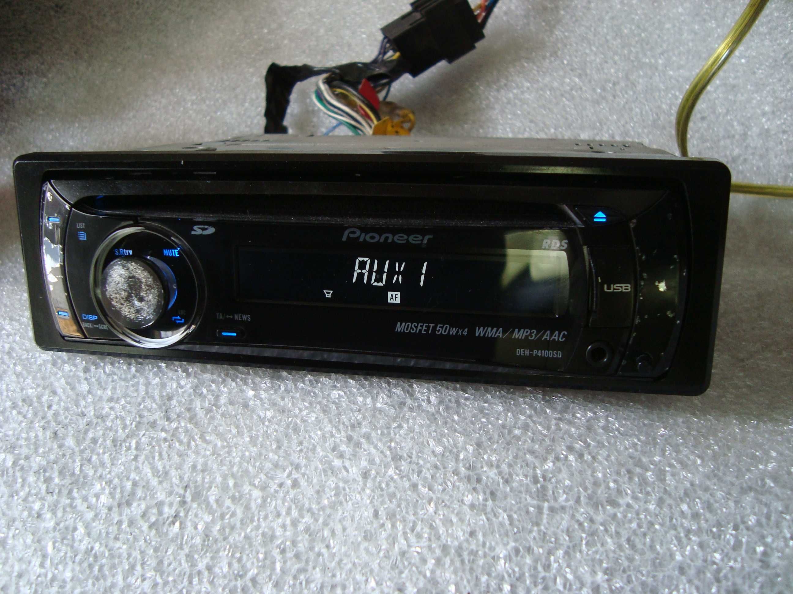 Radio samochodowe Pioneer DEH-4100SD CD USB MP3/WMA/WAV 4x50w karta SD
