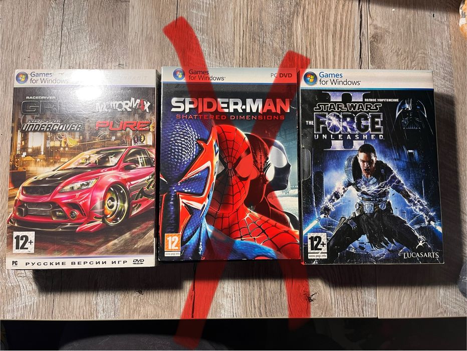 Компʼютерні ігри на дисках Sims Spiderman Star Wars Sity Life