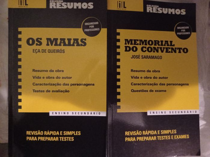 Vendo 2 livros da coleção de resumos (em bom estado)