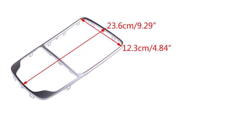 Frames Decorativos Cor de Alumínio para Audi A3 Limousine 8V