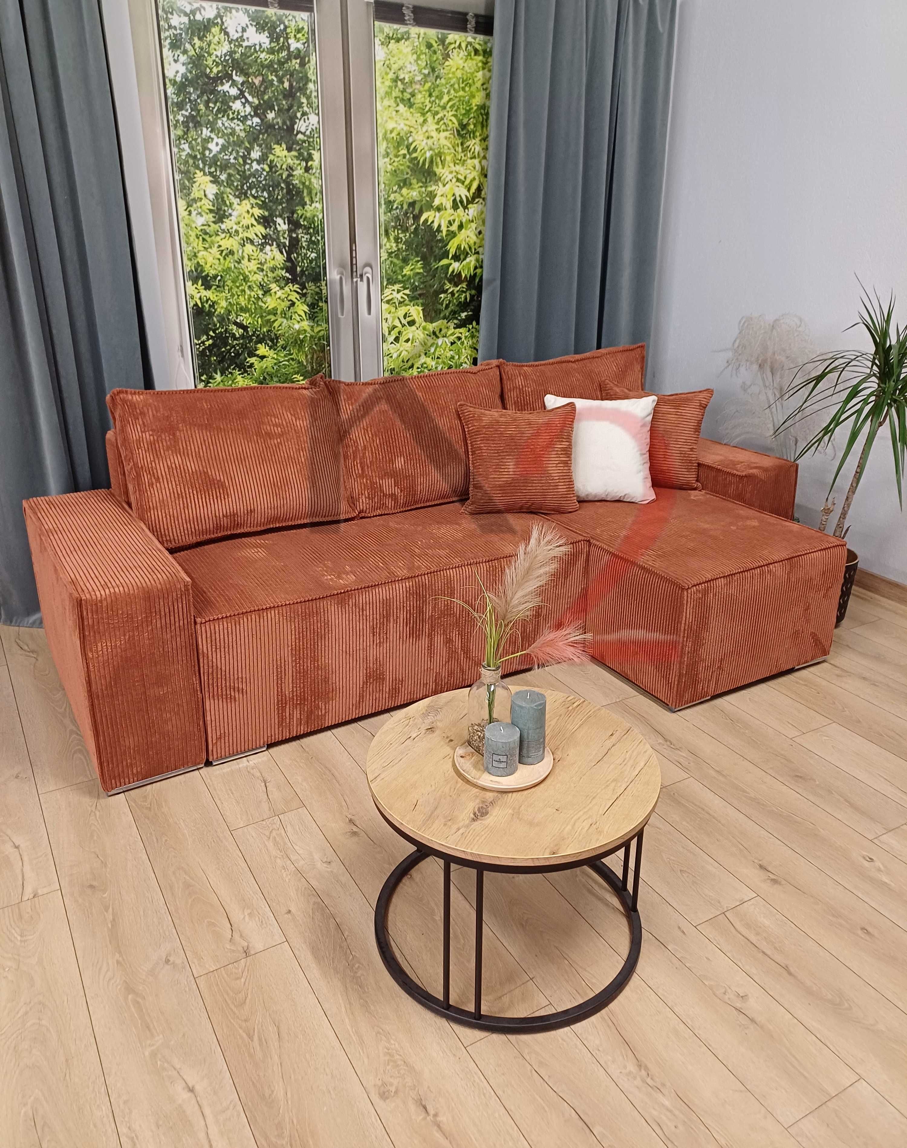 Narożnik FABIO sofa rogówka USB kanapa młodzieżowa hotelowa + GRATIS