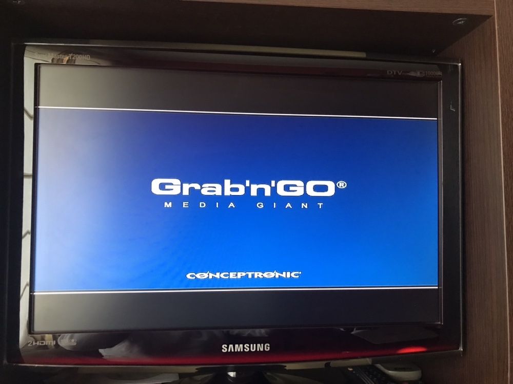 Media center com comando